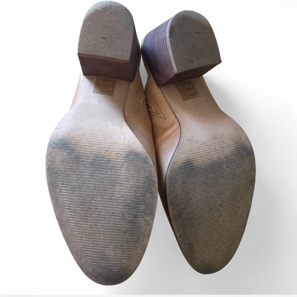 Madewell Women's Tan Block Heel Mules - Picture 3 of 4